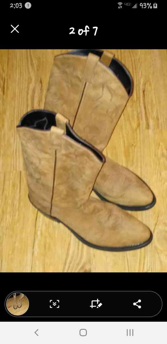 85obo Like New old western cowboy boots size 11EE - Boonville, North Carolina - FleaMarketBay