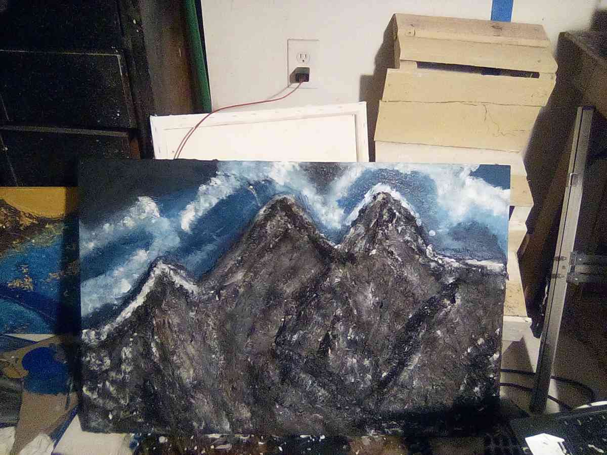 3d land scape mountain view painting - Denver, Colorado - FleaMarketBay