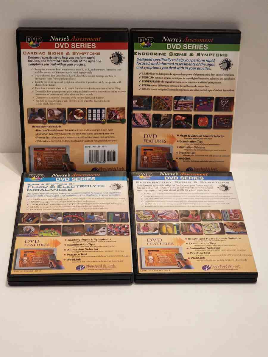 2006 2007 Nurses Assessment DVDs - Longview, Washington - FleaMarketBay
