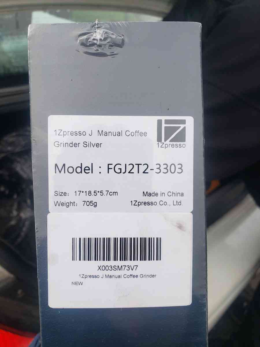 1zpresso hand coffee grinder brand new j series silver - Fairfield, California - FleaMarketBay