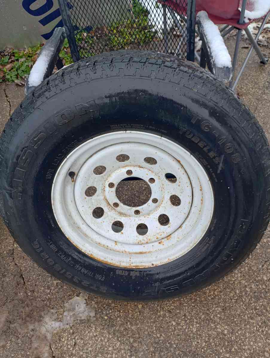 two trailer tires 16 inch - Champaign, Illinois - FleaMarketBay