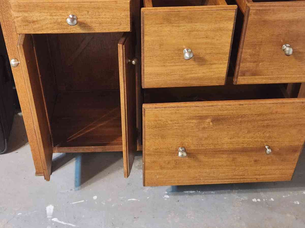 Catskills Craftsman Kitchen Deep Drawer Island With 2 Additi - San Clemente, California