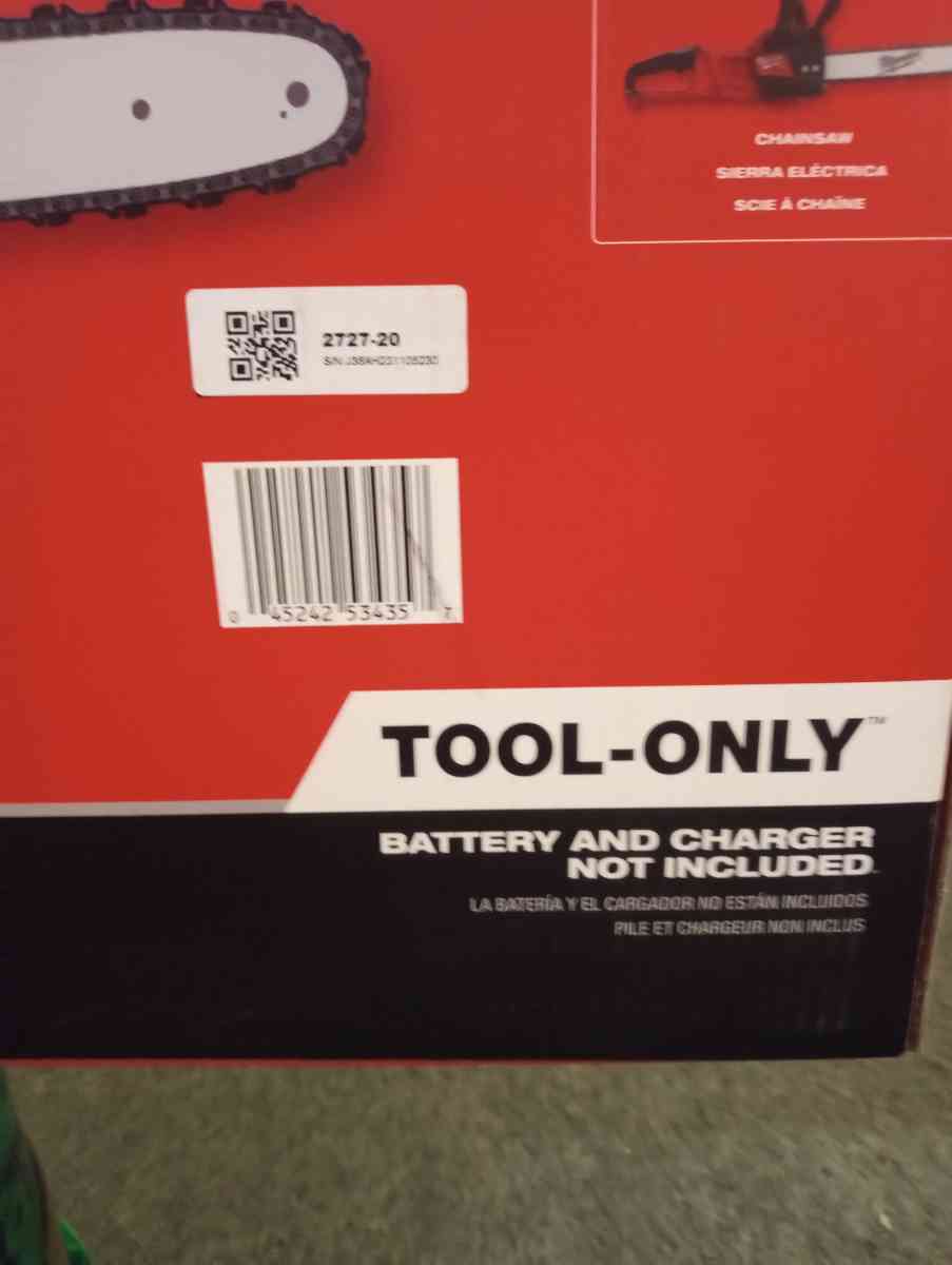 BRAND NEW MILWAUKEE 16IN CHAINSAW - Indianapolis, Indiana - FleaMarketBay