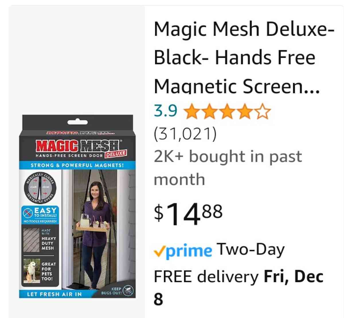 Magnetic Screen Door - Glendale, Arizona - FleaMarketBay