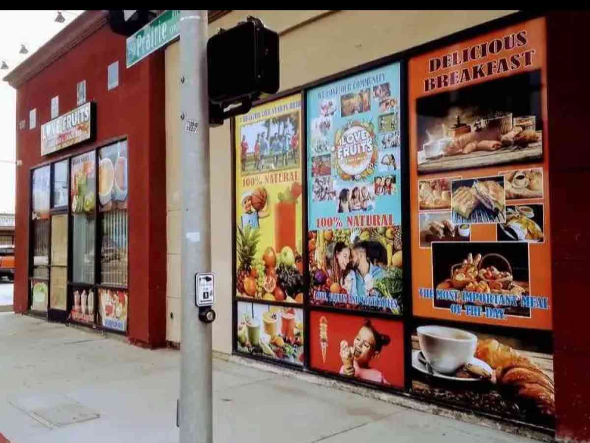 Store front stickers - Los Angeles, California