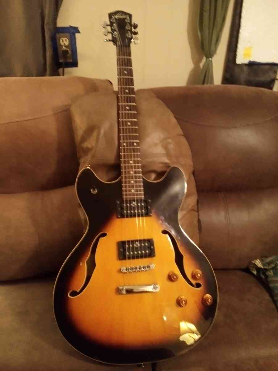 1999 Washburn semi Hollowbody tabbaco finish electric guitar - Bradford, Tennessee - FleaMarketBay