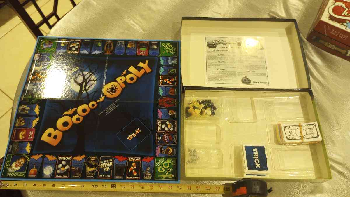 BooooOpoly Halloween Board Game Boo Opoly Monopoly COMPLETE - Hollywood, Florida - FleaMarketBay