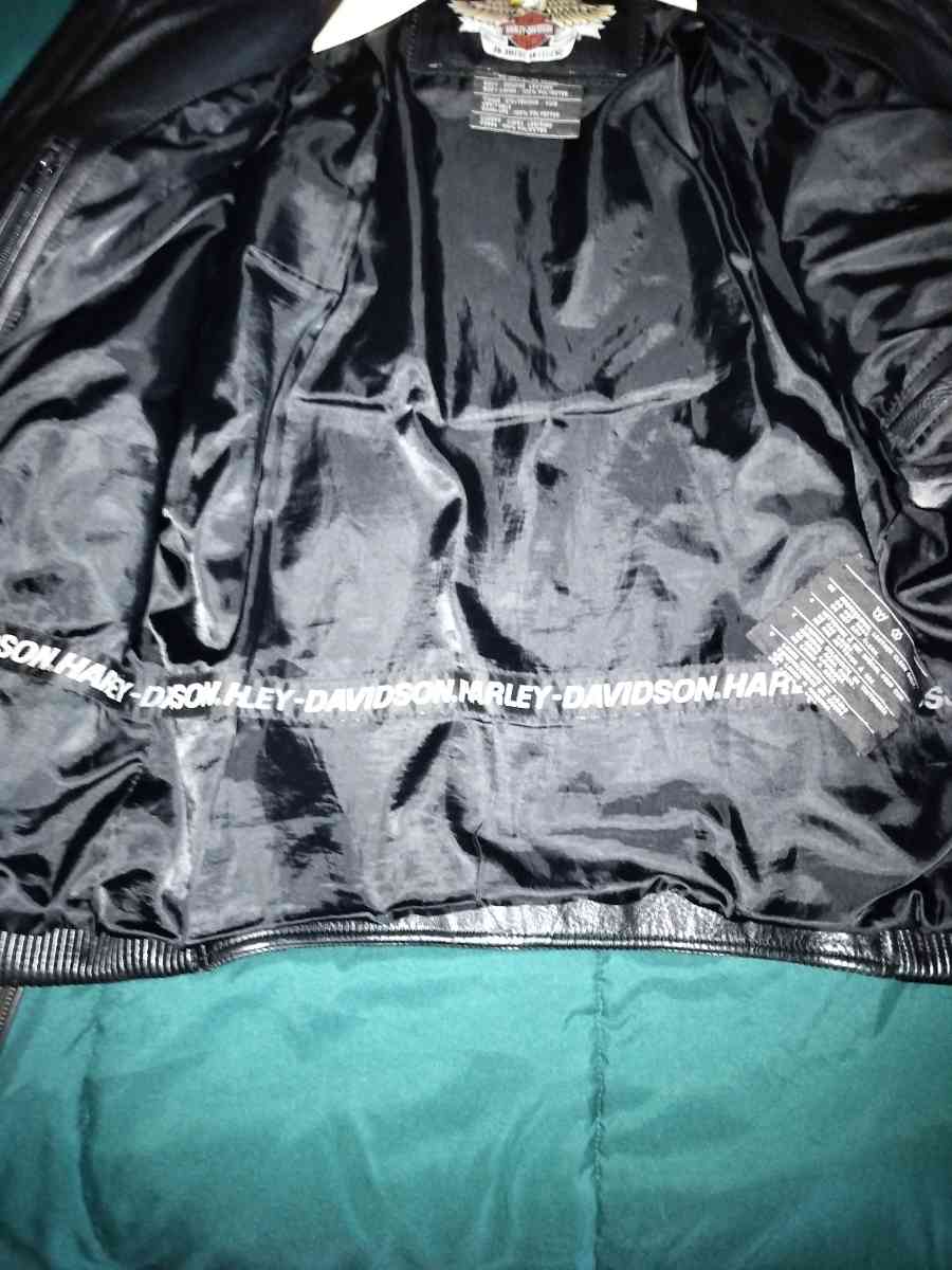 Mens leather HarleyDavidson coat - Kings Mountain, North Carolina - FleaMarketBay