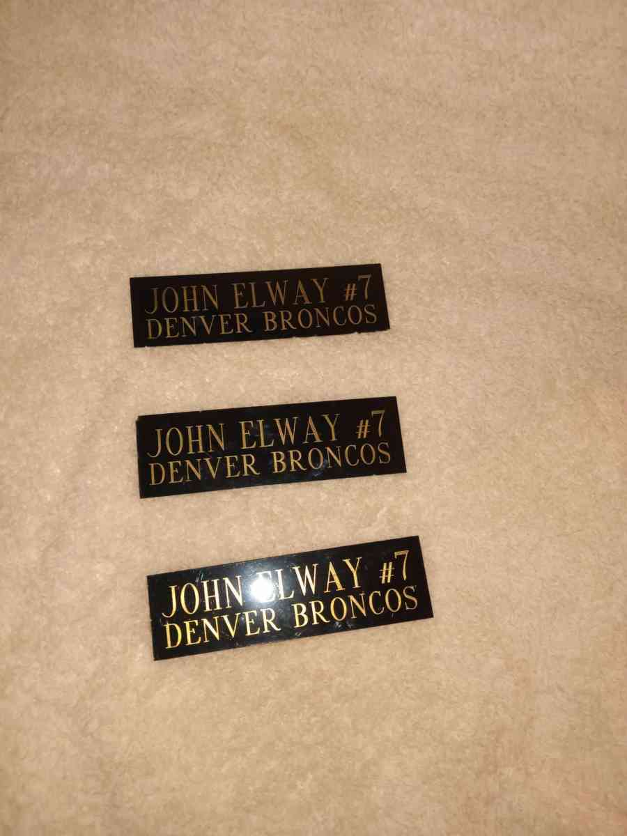 Broncos memorbelia - Topeka, Kansas