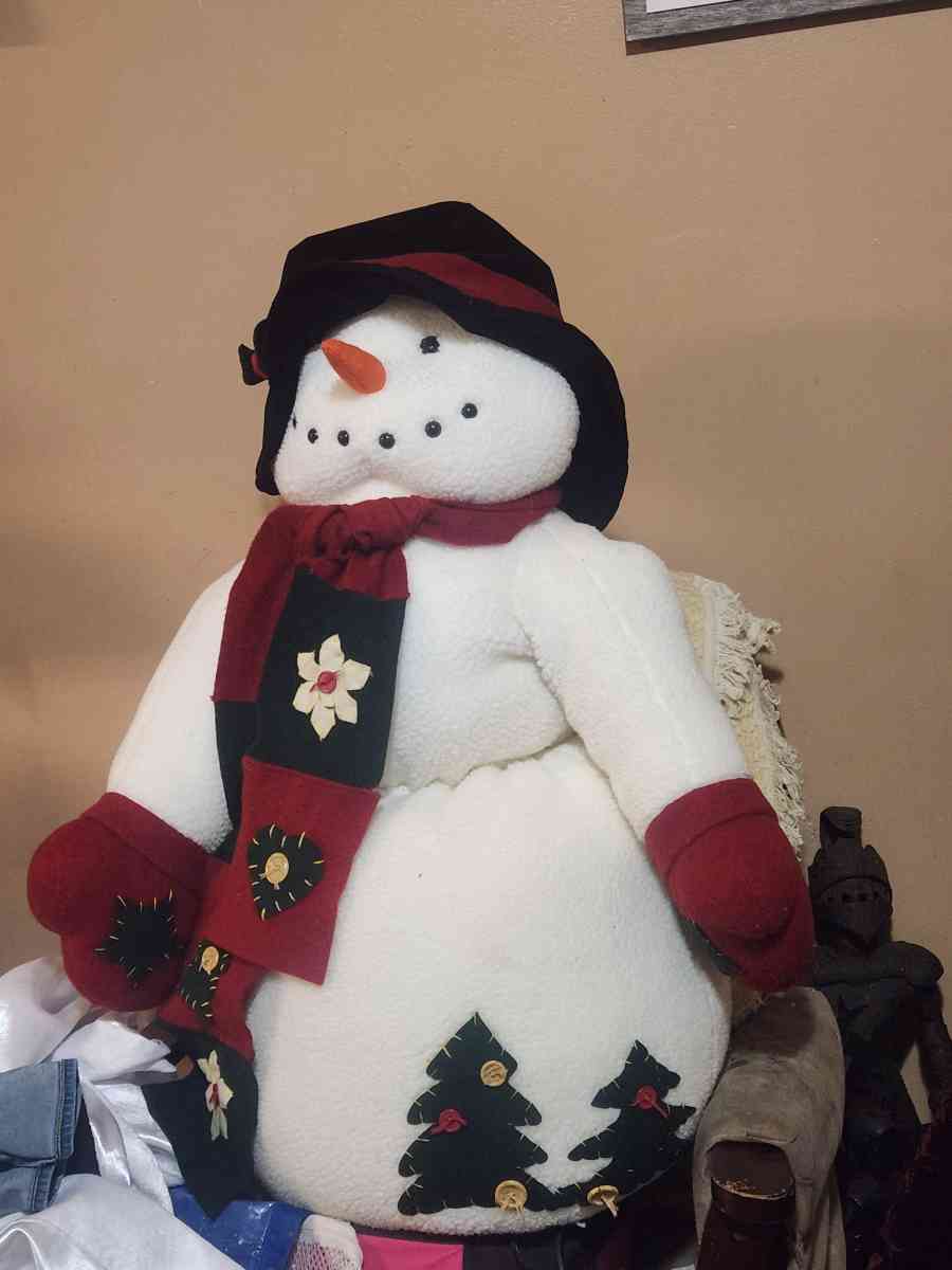 Vintage 3ft tall Snowman - Dalton, Georgia