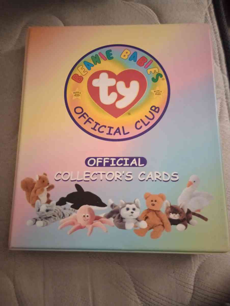 BEANIE BABIES COLLECTION CARDS IN BINDER - Spring Hill, Florida