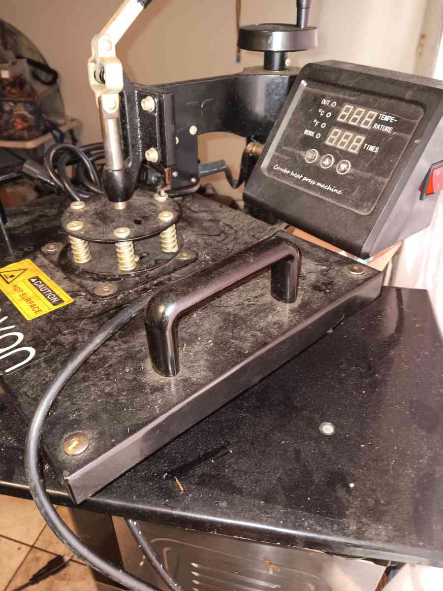 heat press machine and hp printer - Glendale, Arizona