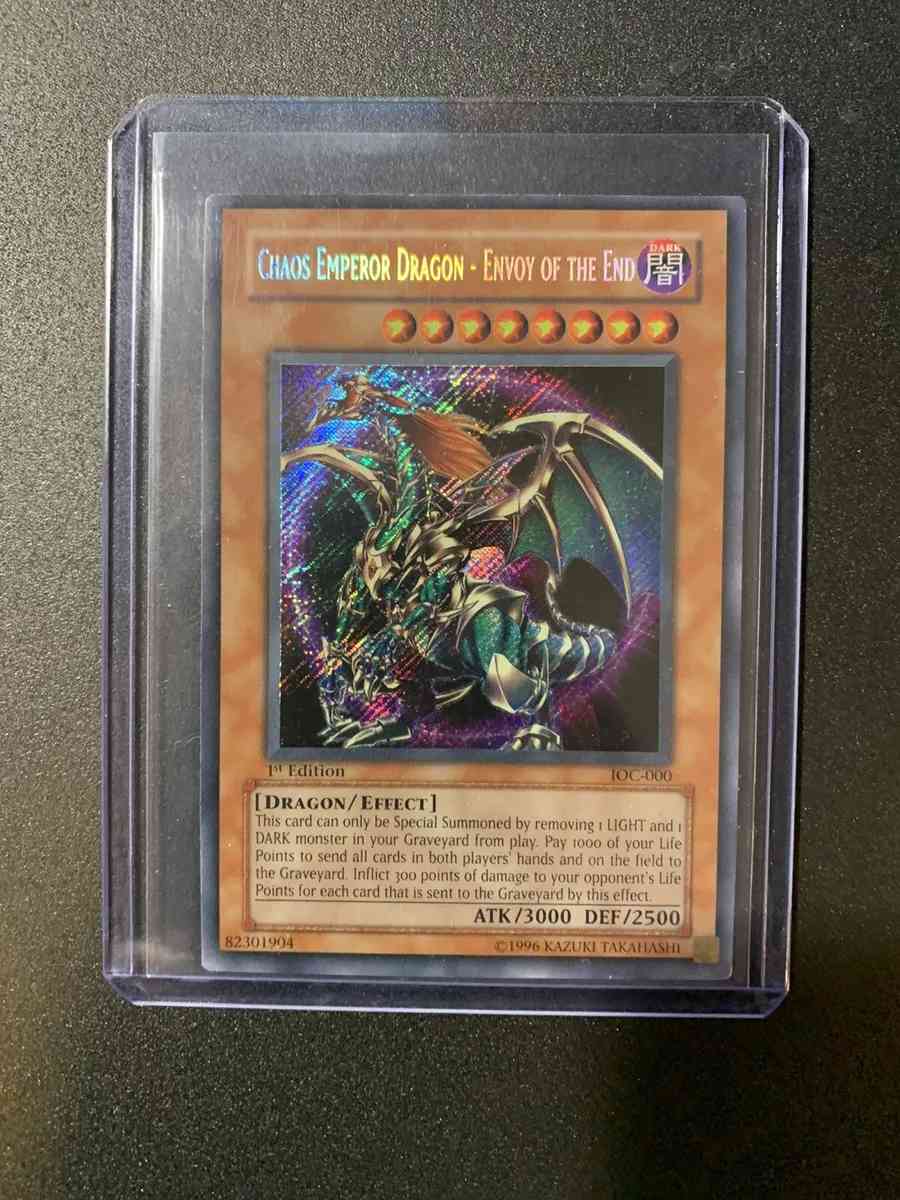 chaos emperor dragon envoy of the end secret rare1st edition - Lawrenceville, Georgia