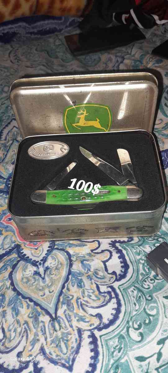 2001 case xx 6318 ss John deemed green bone stockman pocket