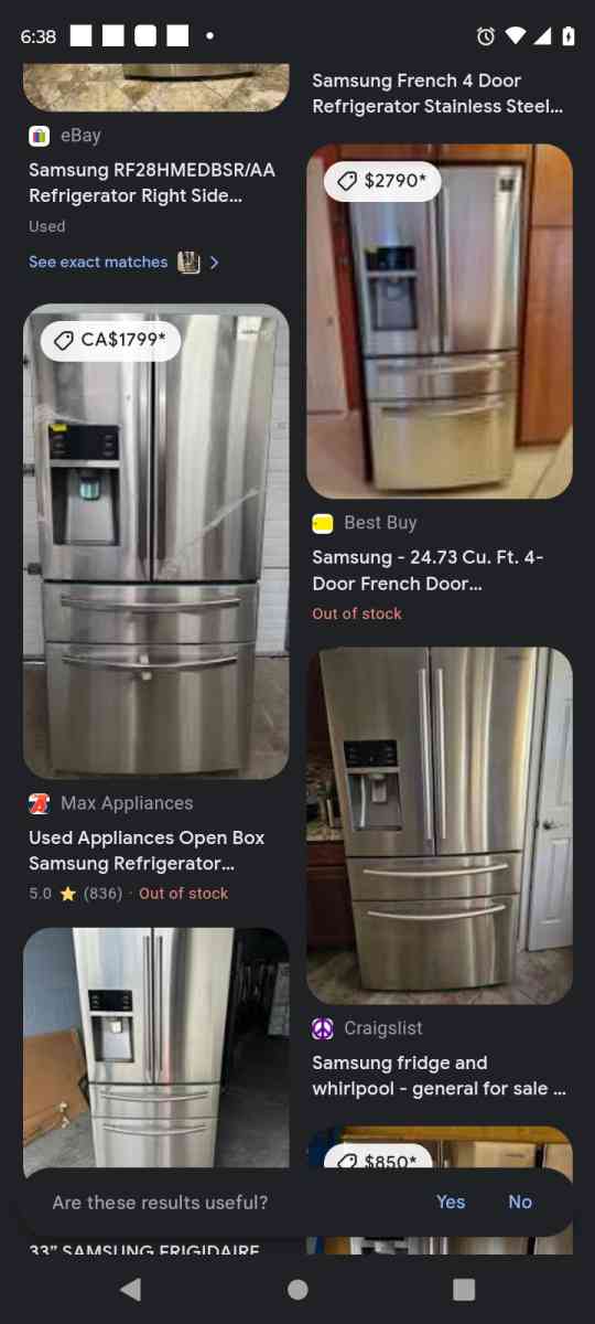 Samsung French Doors Stainless Steel Refrigerator - San Antonio, Texas - FleaMarketBay