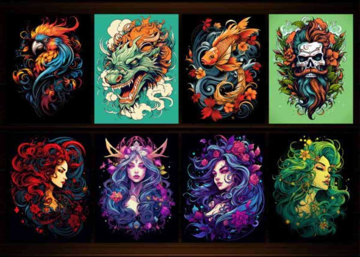 250 Tattoos Coloring Pages for Adults - Springfield, Missouri - FleaMarketBay