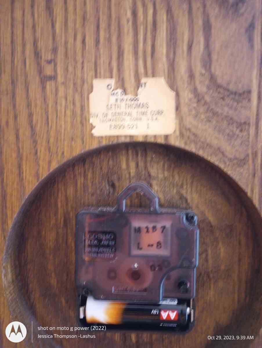 Seth Thomas original clock works - Pearisburg, Virginia - FleaMarketBay
