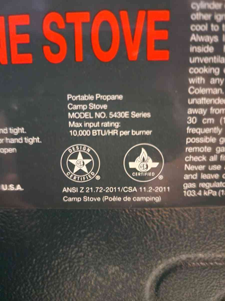 Coleman 2 Burner Propane Stove - Longview, Washington - FleaMarketBay