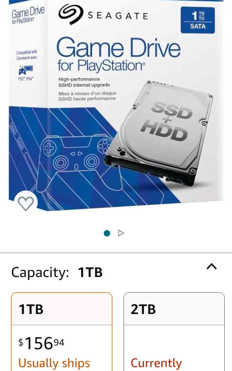 1TB Gamedrive - Glendale, Arizona - FleaMarketBay