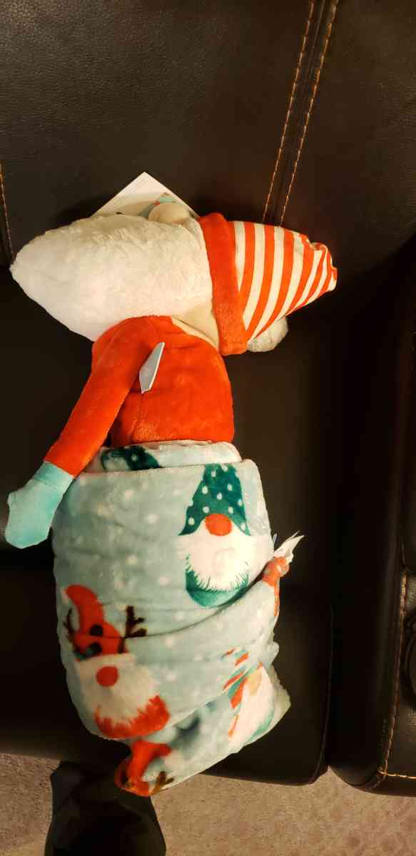 Santa Gnome Max Studio Throw Blanket and Kids Decorative San - Tacoma, Washington - FleaMarketBay