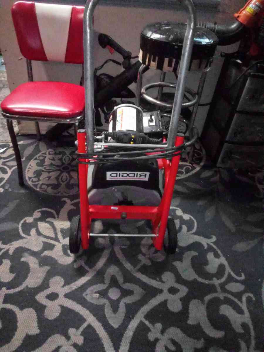 RIGID power snake with foot pedal switch used 1 time - Panama City, Florida - FleaMarketBay