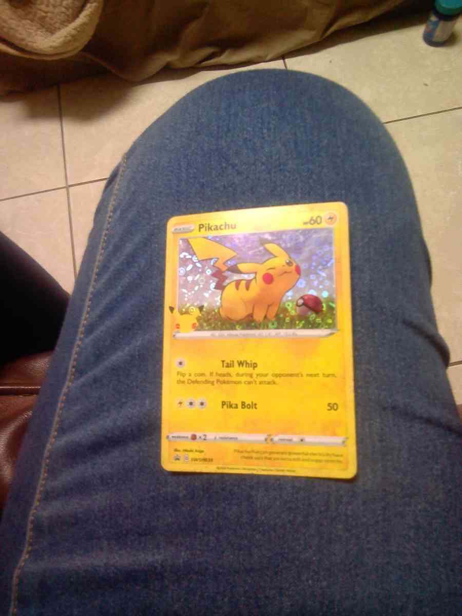 I have a Pikachu holographic card in perfect condition - Casselberry, Florida - FleaMarketBay