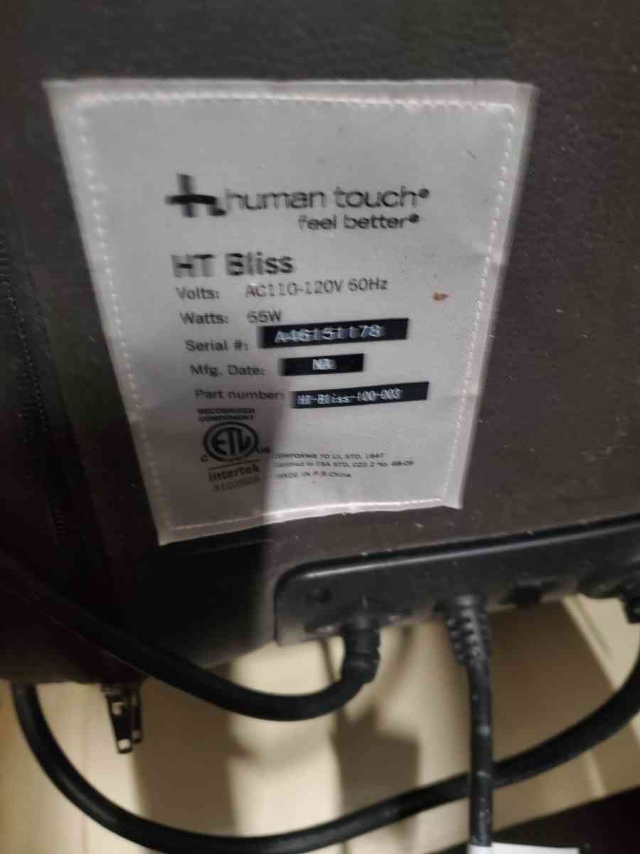 human Touch messaging chair with attached whirl pool - Pensacola, Florida - FleaMarketBay