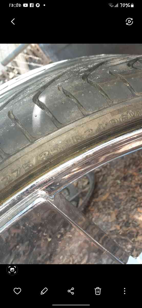 24 Baller Rims 5x115 - Brooksville, Florida - FleaMarketBay