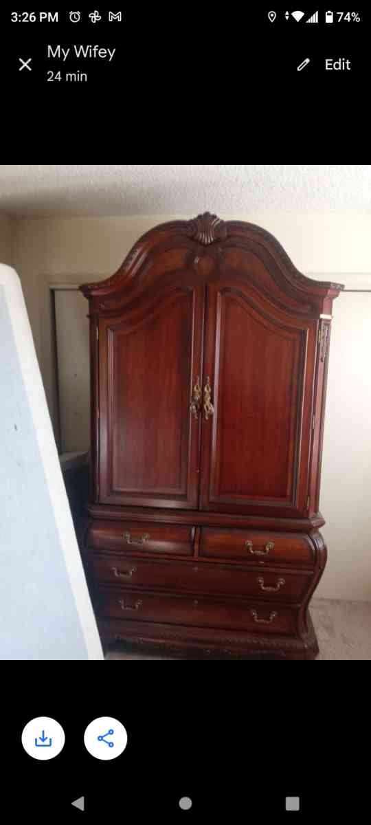 Armorie with dresser attached - Wichita, Kansas