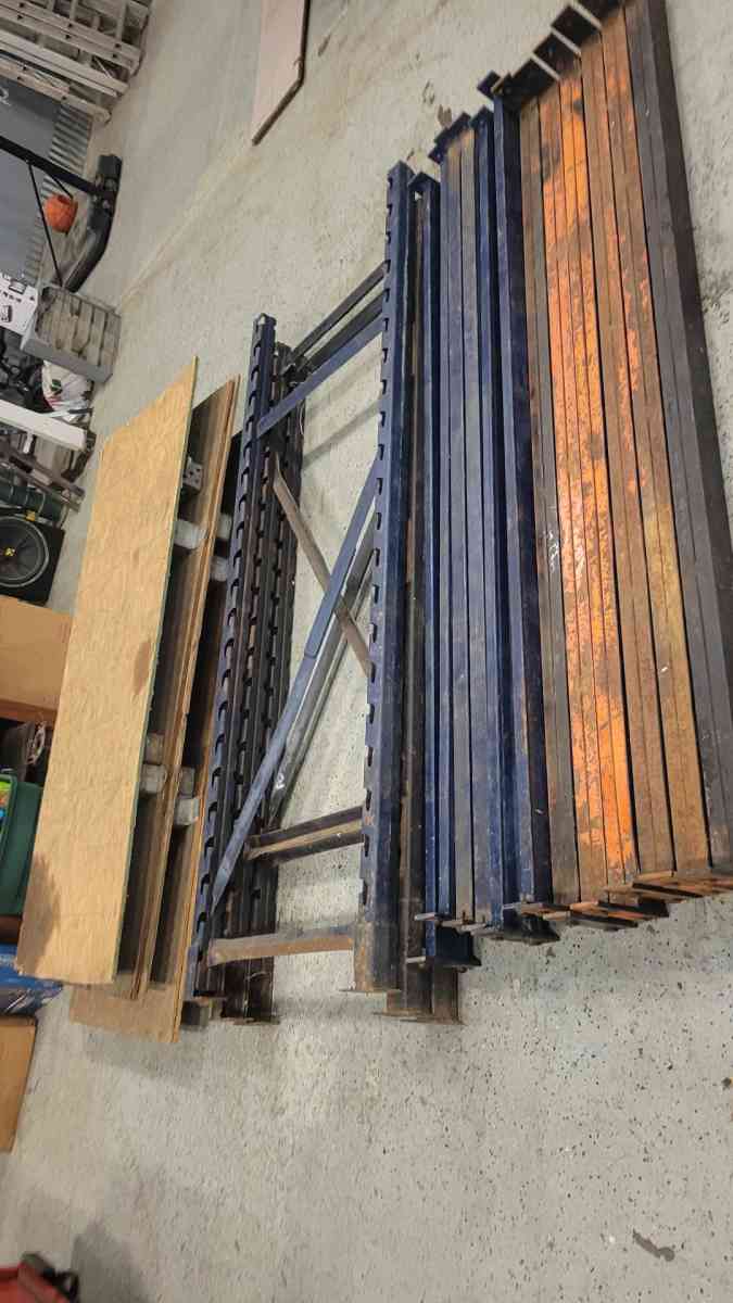 industrial shop shelving unit perfect for a garage or shop - Ukiah, California