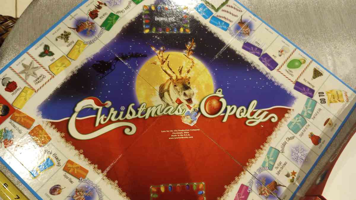CHRISTMAS OPOLY Collectible Seasonal Board Game - Hollywood, Florida - FleaMarketBay