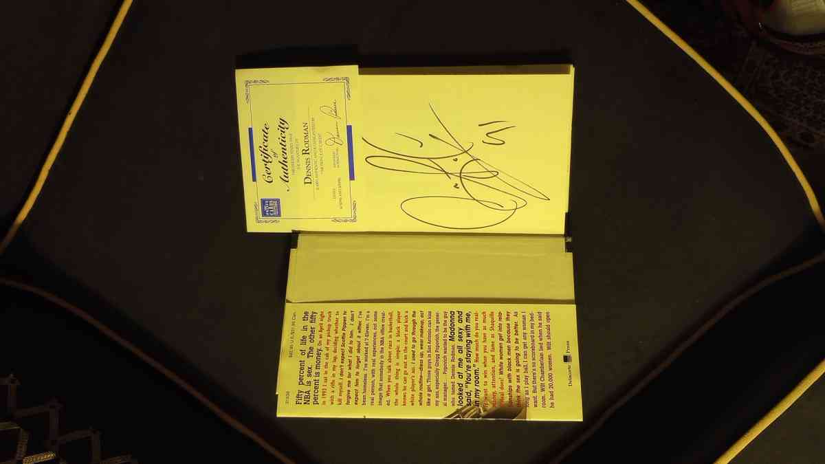 Autographed Signed with a picture of the book signing with C - Hollywood, Florida - FleaMarketBay