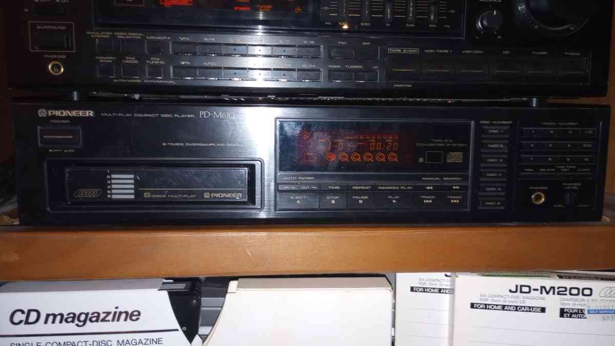 1989 Pioneer PDM610  Compact Disc Changer Vintage W Instruct - Hollywood, Florida - FleaMarketBay