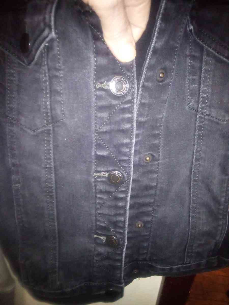 so Brand Denim Stretch Hooded Snap closure jacket - Buffalo, New York - FleaMarketBay