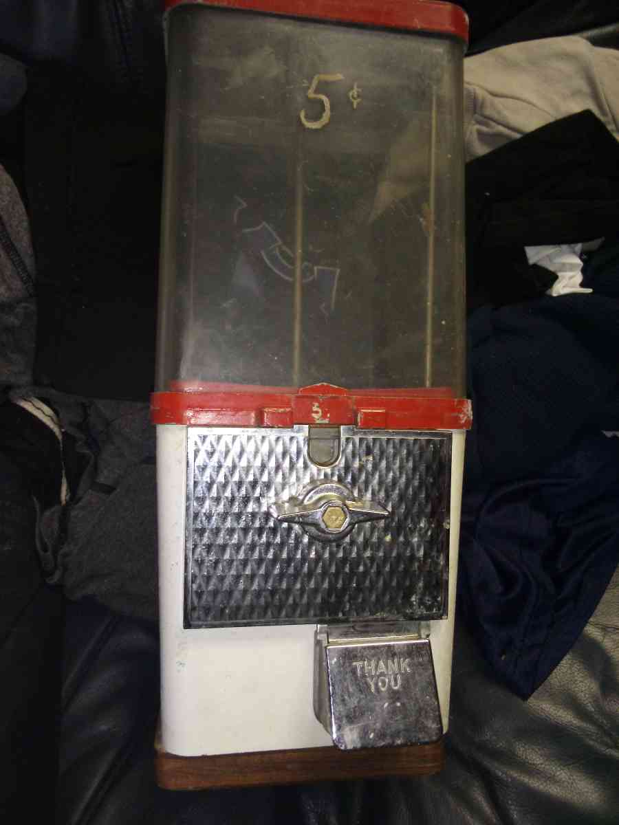 5 cent bubble gum machine - Manhattan, Kansas