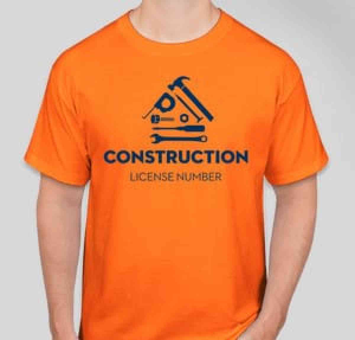 Custom Printed Construction t shirts - Los Angeles, California - FleaMarketBay