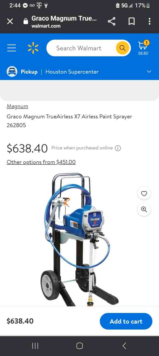 Graco magnum x7 airless sprayer - Houston, Texas - FleaMarketBay
