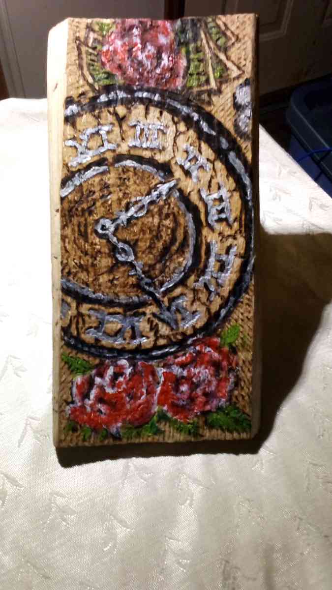 original painting wood burning - Bridgeport, West Virginia