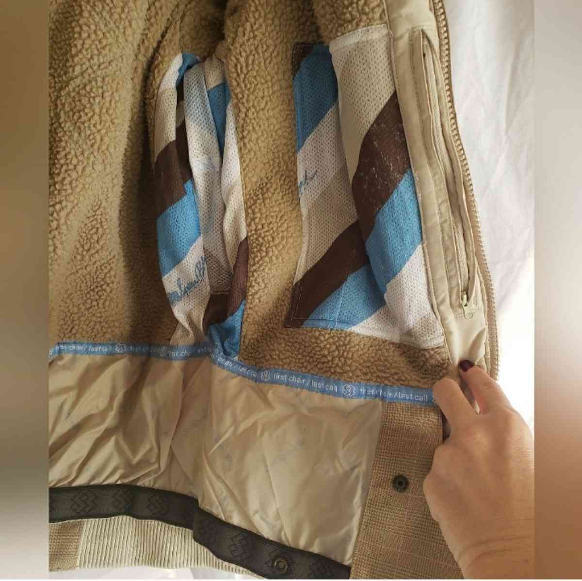 Special Blend 15K Waterproof Snowboard Tan Plaid Jacket Sz S - Littleton, Colorado - FleaMarketBay