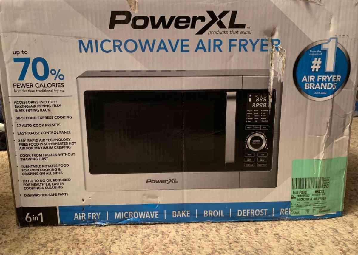 PowerXL Microwave Air Fryer - Dublin, Ohio - FleaMarketBay