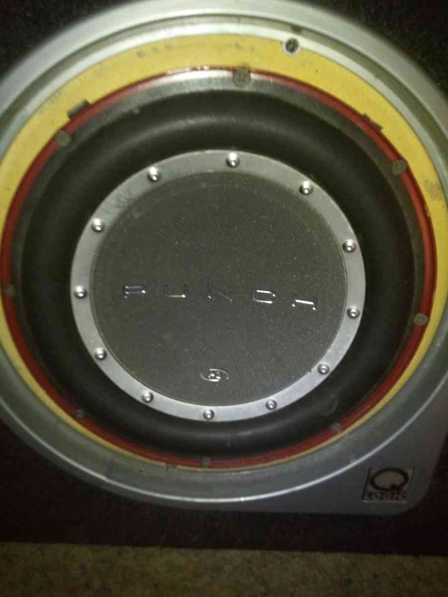 Rockford fosgate punch 2 amp with punch 2 subwoofer - Warren, Michigan - FleaMarketBay