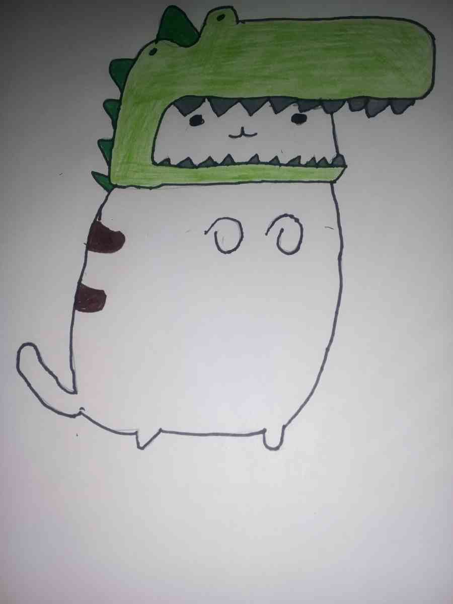 cat in costume sketch - Steamboat Springs, Colorado