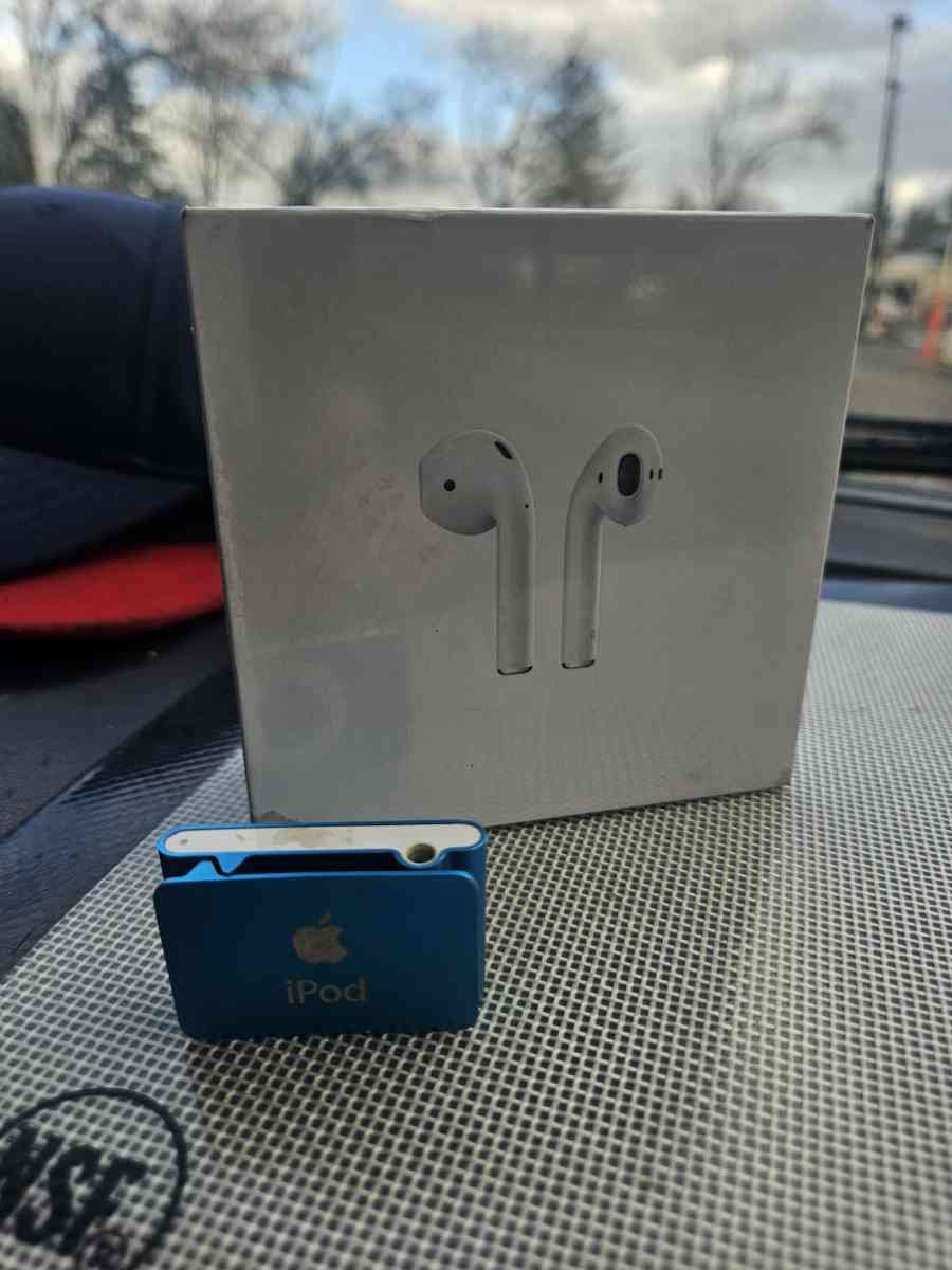 Ipod nano and brand new air pods in box - Clackamas, Oregon - FleaMarketBay