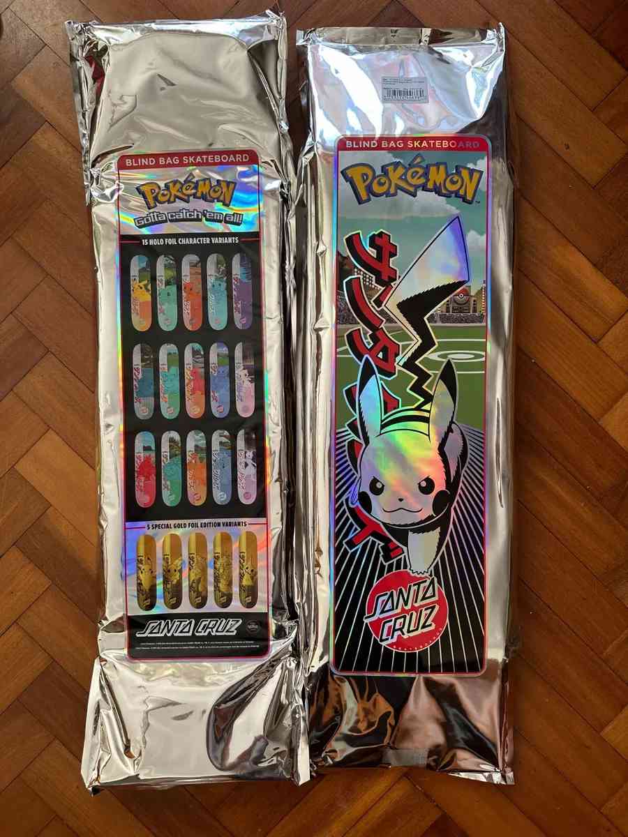 limited edition Santa Cruz pokemon skateboards - Alicia, Arkansas - FleaMarketBay