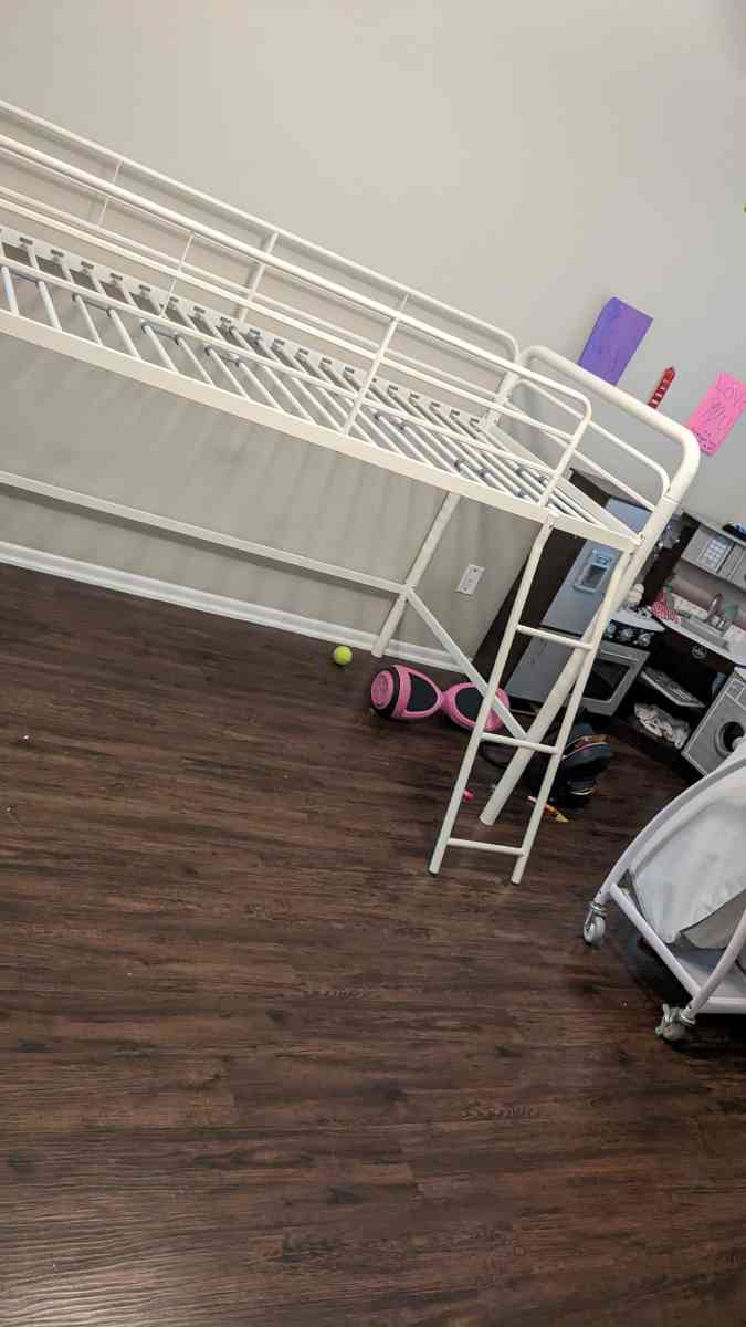 Junior Metal twin loft frame - Montgomery, Texas - FleaMarketBay