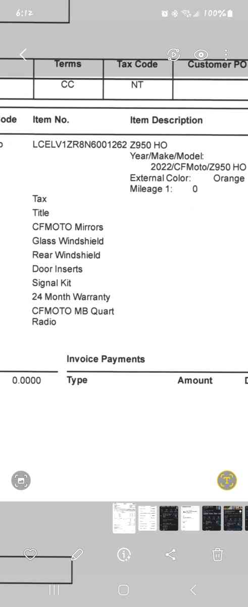 cf moto z950 ho sport utv with 60 miles and tons of upgrades - Beaver, West Virginia - FleaMarketBay