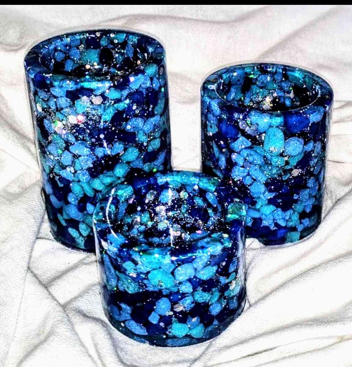 Set Of 3 Tea Light Holders - Englewood, Florida - FleaMarketBay