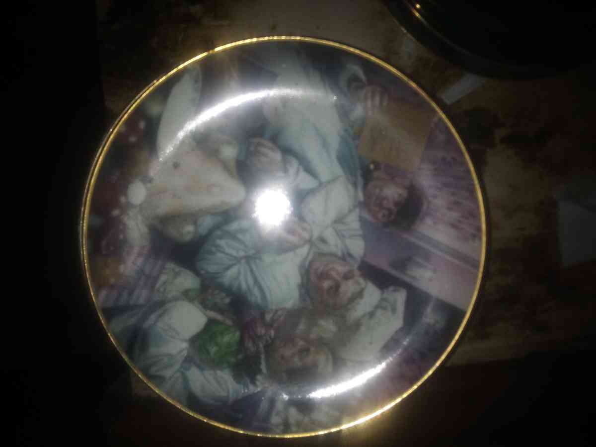 jim Davis signed vintage three stooges plates - Jacksonville, Florida