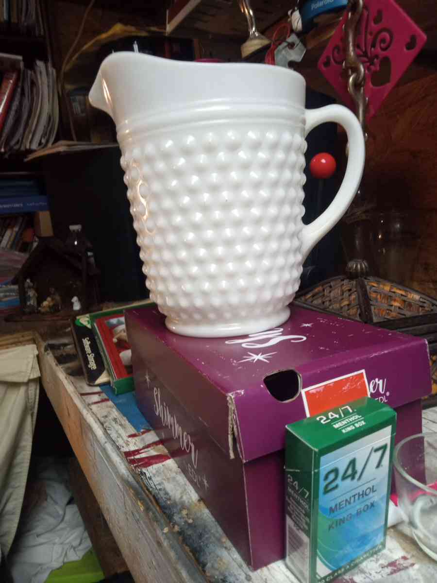 milk glass or juice picture and its original - Douglasville, Georgia - FleaMarketBay