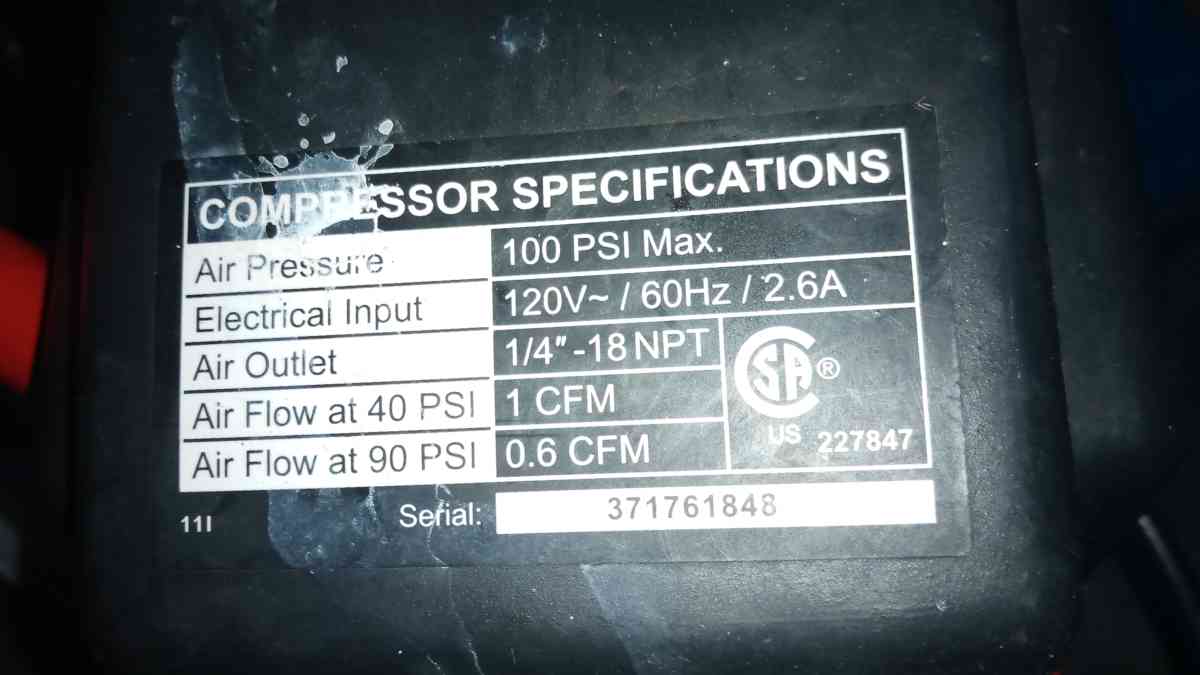 Central Pneumatic - Spokane, Washington - FleaMarketBay